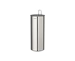 Joseph Joseph Easystore Luxe Stainless Steel Concealed Toilet Roll Holder Stand Storage With Lid, Hods Up To 3 Rolls