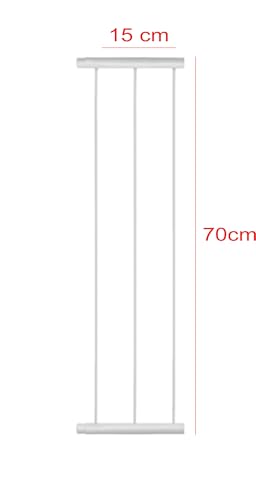 Genérico Extensor Prolongador De 15 Cm Para Portão Grade Pet 80 Cm E