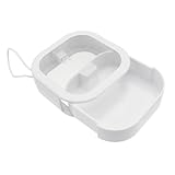 DECOMELODY Praktische Weiße Aufbewahrungsbox aus Tragbarer Organizer für Kleinteile und Sundries...