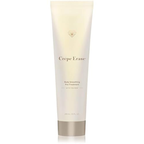 Body Firm Crepe Erase Smoothing Pre-Treatment, Aha Bha Exfoliant With Vitamin E and Squalane for Crepey Skin, Anti Aging Pre-Exfoliator for Face & Body, Gentle Skin Care for Women, 10 FL Oz