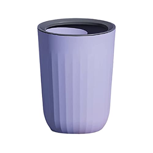 WXXGY Garbage Can Trash Can Home Cit Jute Girl Bedroom Living Room Creative Crimed Can Toilet Toilet Paper, Vendre Un Bureau/Turquoise Blue Cover