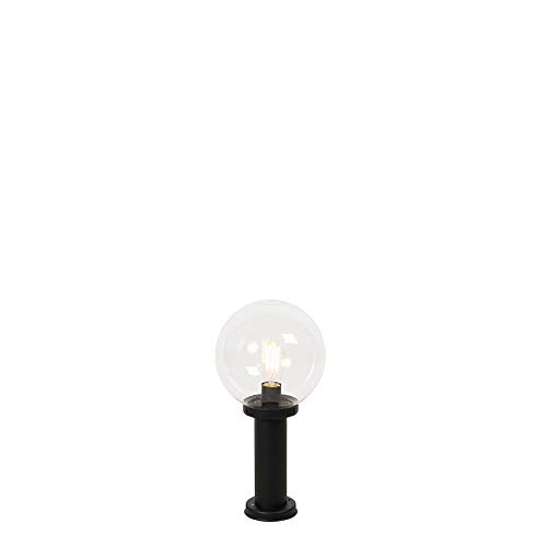 QAZQA sfera - Lampe sur pied extérieur - 1 lumière - Ø 25 cm - Noir - Moderne - éclairage extérieur
