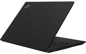 Lenovo ThinkPad E495 laptop closed, showing side profile