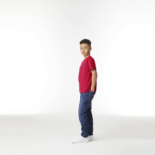 Image of Gildan Unisex-Child Gildan Youth Heavy Cotton T-Shirt, Style G5000b, 2-Pack
