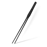 Durable Long Aquascaping Tongs for Aquascape: The rust & oxidation resistant aquarium planting tweezer for freshwater and saltwater aquariums features comfortable grip and are easy to handle. Aqua Scaping Tool & Aquarium Feeding Tweezers: The long fi...