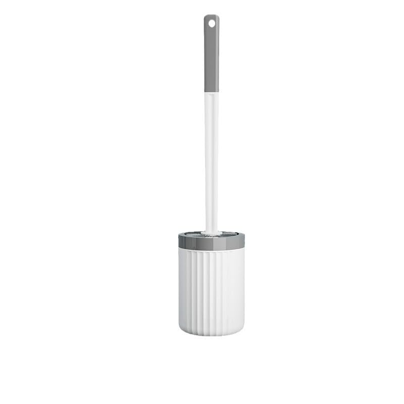 Mini brosse de toilette idéale pour petits WC d'appartement parisien