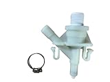 Yeflawor 385311641 RV Toilet Water Valve Replacement Kit for Do-metic 300, 310, 320 Series Pedal-Flush Toilets, Premium RV Toilet Valve Parts Fit for Camper-Trailer Marine Toilet