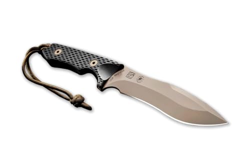 Spartan Blades Ronin Shinto Fixed Blade SB47DEBKNLBK Black Micarta and Dark Earth MagnaCut Stainless Steel Knife