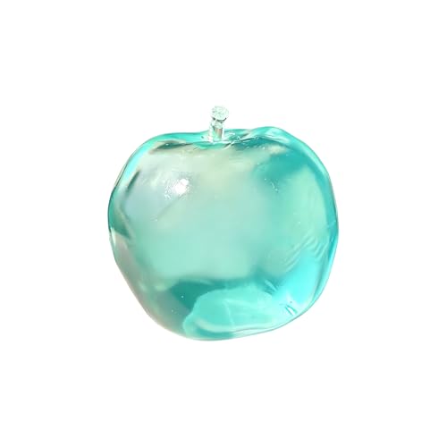 Jouet Anti-Stress Squishy en Forme de Pomme Verte Mignonne Balle de Pression Souple en Silicone pour Enfant et Adulte Objet Décompressant Décoratif Cadeau...