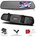 Dash Cam, OUMAXRV43HD Dual Lens Car Camera, Car Video Recorder for Vehicles Front and Rear DVR, 4.3 Inch Screen, Enhanced HD1080P with 16G CLASS 10 Micro SD Included - Black
