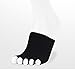 15-20 mmHg, Seamless, Foot Glove, Black
