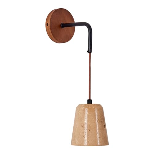 Lámpara colgante de travertino interior de 4.3 pulgadas estilo farmhouse