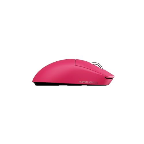 Image of Logitech G PRO X SUPERLIGHT 2c wireless gaming mouse, 53 g pro-grade compact mouse with 5 programmable buttons, USB-C charging, 44K DPI sensor, up to 8 kHz polling for PC /Mac - Pink