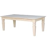 International Concepts Java Coffee Table Unfinished