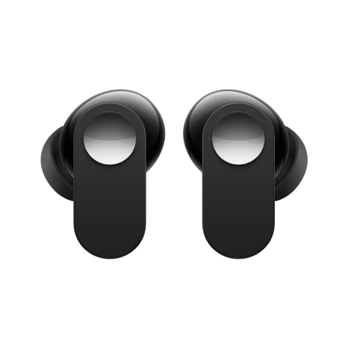 Image of Oneplus Nord Buds True Wireless in Ear Earbuds with Mic, 12.4mm Titanium Drivers, Playback:Up to 30hr case, 4-Mic Design + AI Noise Cancellation, IP55 Rating, Fast Charging (Black Slate)