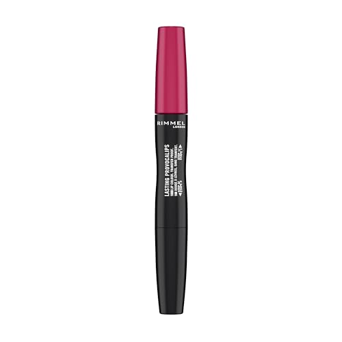 Rimmel London Rossetto Liquido Provocalips, Formula Lunga Tenuta 2 Step, per labbra dal colore pieno e dal finish vinilico, Tonalità 310 Pouting Pink, 6 ml