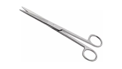 Tesoura Iris 12cm Reta Fina – Aço inoxidável - Instrumento Cirúrgico