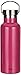 H&h bottiglia termica inox 18/10, fucsia, lt 0,50