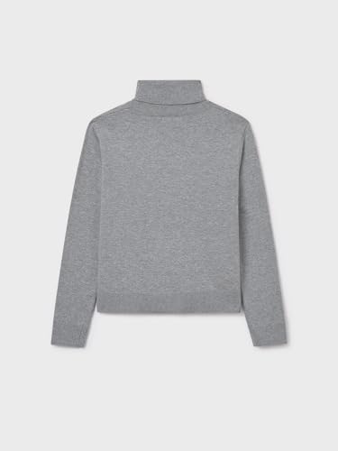 Mayoral Basic Knitting Turtleneck for Girls Silver2