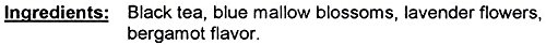 Miniatura 3 de Mahamosa - Té negro Earl Grey Hoja suelta (Looseleaf) - Blue Lady Earl Grey 2 onzas