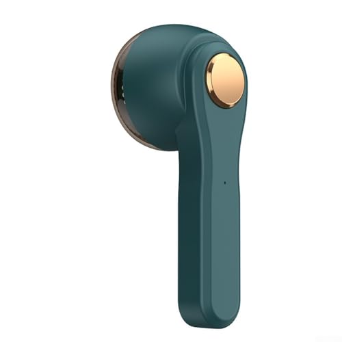 Honseadek Removedor de pelusas de tela con 6 cabezales de corte de acero inoxidable, recortadora de bolas de pelo recargable para ropa, eficiente eliminación de pelusas (enchufe verde)