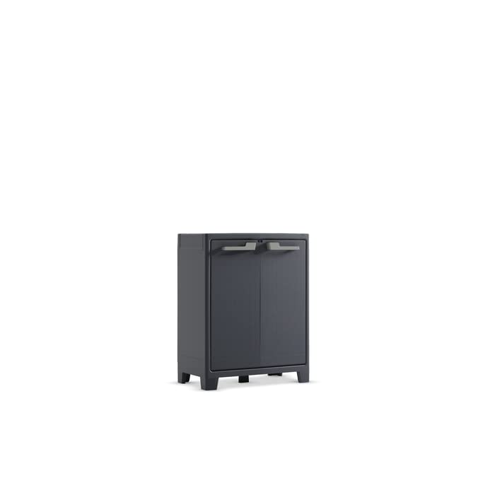 KETER | Armoire basse MOBY , Anthracite, Plastique