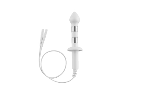 Discount TENS - Adjustable Anal Probe Electrode for TENS EMS E-Stim Electro Stim Units Pelvic Floor Exerciser Prostate Stimulator Stainless Steel & Bio-Plastic with 2mm Pin Connector. Model A1