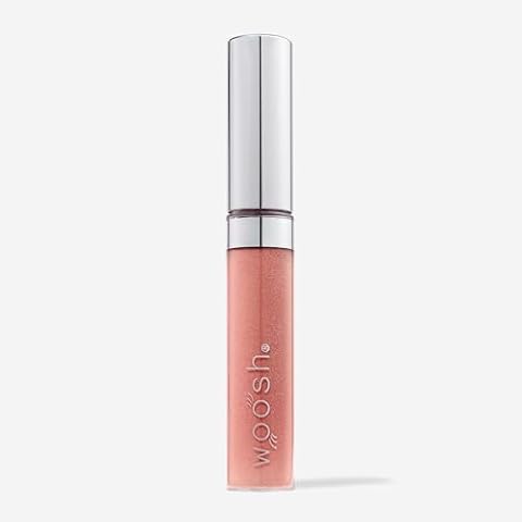 Woosh Beauty, Spin-On Lip Gloss, Hydrating Hyaluronic Acid & Shea Butter, No Fine Lines, Shine Finish, Vegan & Cruelty-Free - Veil Cover