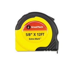 (6 Pack) Cinta métrica GNS95007 5/8" x 12 ft acero miniatura 2