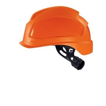 Uvex Casco de protección Pheos ABS B-S-WR 9772271 Naranja con ventilación, 1 Pieza
