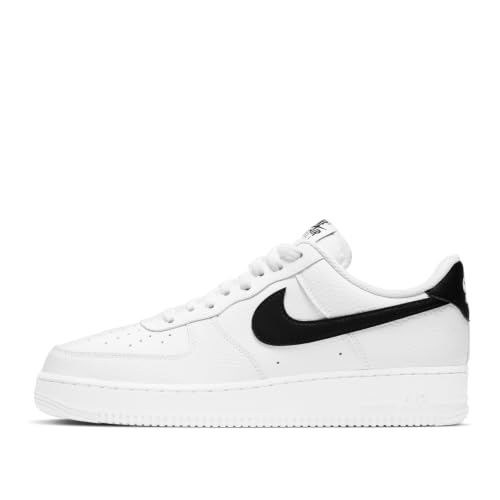 Image of Nike Air Force 1 Men's Sneakers, White Black, 7