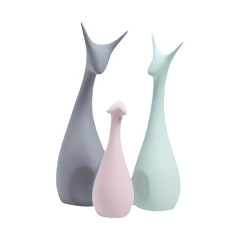 Ornements d'animaux en porcelaine nordique pour decoration de table