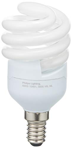 Philips Economy Twister Ampoule basse consommation 871829121705300 Lampe spirale (Twistline E14 Blanc blanc chaud argent blanc)