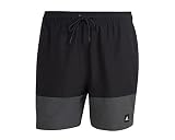 adidas, Colorblock, Badeanzug, Schwarz/Grau Sechs, M, Mann