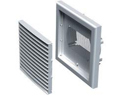 Aldes 154Mm X 154Mm Square Air Vent Grille Cover/Louver Ventilation Cover With Anti Insect Mesh For Ducting (Ø100mm-125Mm)