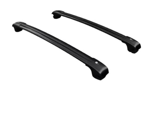 Barra transversal de techo negra Cupra Ateca portaequipajes de aluminio riel de viga barra de carga 2 piezas