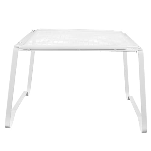 Divisor de estante de armario extensible para evitar que la ropa doblada se caiga 2