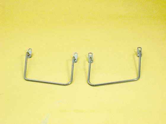 Telaietti SPAAN cromati borse laterali compatibile con Yamaha Dragstar 125-250-1100 - Wild Star 1600 e Royal Star 1300