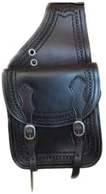 Premium Western Leather Saddle Bag for Horse Carrier Equestrian Western Horse Saddle Bag Size- Medium. Model-N0-110