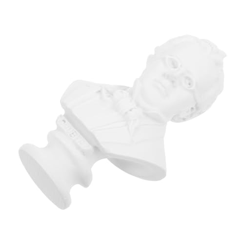 Happyyami Mini Musician Figurine Resin Bust Sculpture Realistic Desktop Decoration for Music Lovers Unique Art Ornament Versatile Home for Gifting Photography