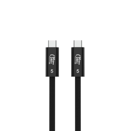 Cable Thunderbolt 5 con pantalla 16K y ancho de banda de 120 Gbps USB C