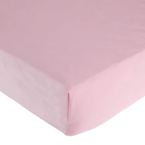 Image of American Baby Company 2 Pack Fitted Nap Mat Sheet with Elastic Corners 24 inch x 48 inch x 4 inch - Soft & Breathable Microfiber Rest Mat Sheet or Nap Mat Cover for Daycare & Preschool, Pink