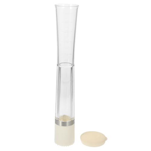OUNONA Cocktail Muddler Measuring Cup White Ice Crusher Tool for Precise Drink Measuring Essential Bar Accessory for Home Parties Bars