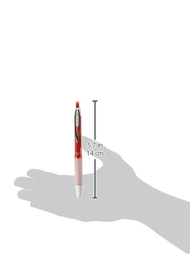 Bolígrafo Uni-Ball 207 retráctil tinta roja 1 unidad miniatura 2
