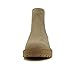 Soda Pilot ~ Women Lug Sole Low Heel Chelsea Fashion Ankle Bootie w/Double Elastic Gore (Beige, 8.5)
