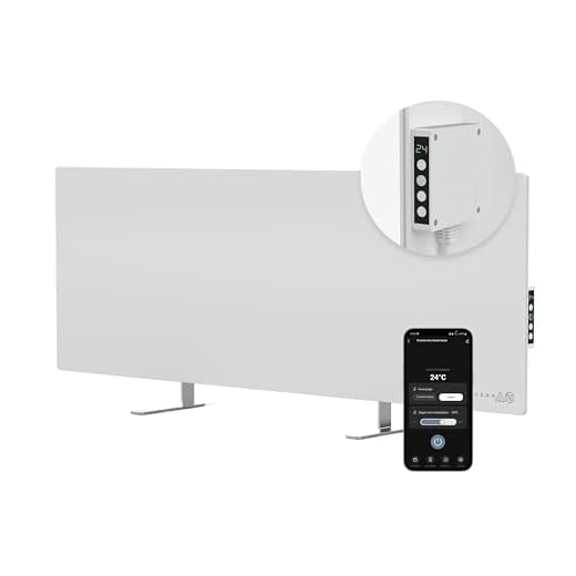 AENO Smart LED Pannello Radiante Infrarossi con WiFi 700W Risparmio Energetico ed Ecologico Riscaldatore Montaggio a Parete Orizzontale/Verticale o Autoportante Vincitore del Reddot 2023, Bianco