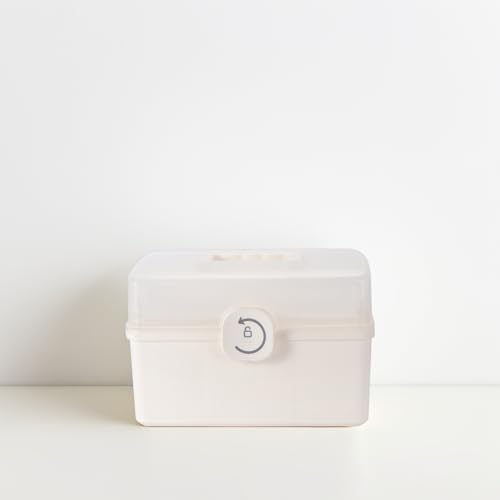 Boîte de rangement pour médicaments à la maison coffret portable blanc COLLBATH