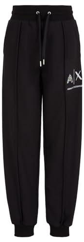 Comfort Armani Exchange Girl\'s Route 66, Logo Shiny, Nero, M, Nero, M