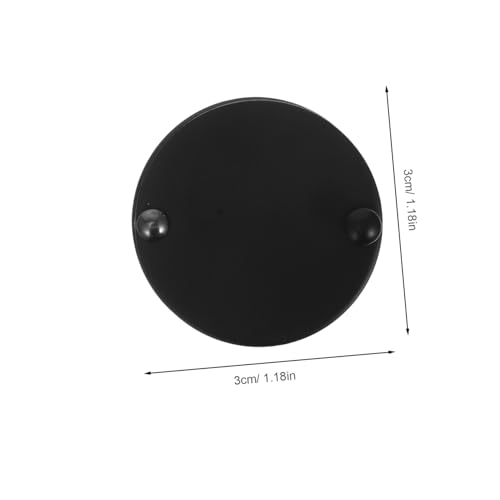 POPETPOP 2 piezas cubierta sólida para ojo de puerta protección de privacidad fácil de instalar para seguridad del hogar miniatura 2