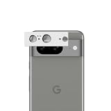 明誠 Google Pixel 8 カメラフィルム レンズ保護ケース レンズガード アルミニウムカバー 高透過率/硬度9H/耐衝撃/一体型/簡単貼り付け/防塵防汚 Google Pixel 8 カメラレンズ保護フィルム（シルバー）